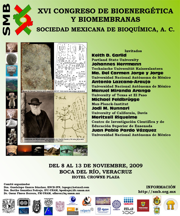 XVI Congreso de Bioenergética y Biomembranas