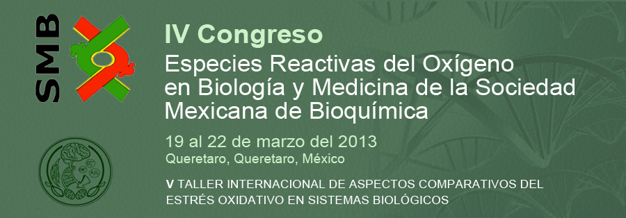 Especies Reactivas del Oxígeno en Biología y Medicina de la Sociedad Mexicana de Bioquímica